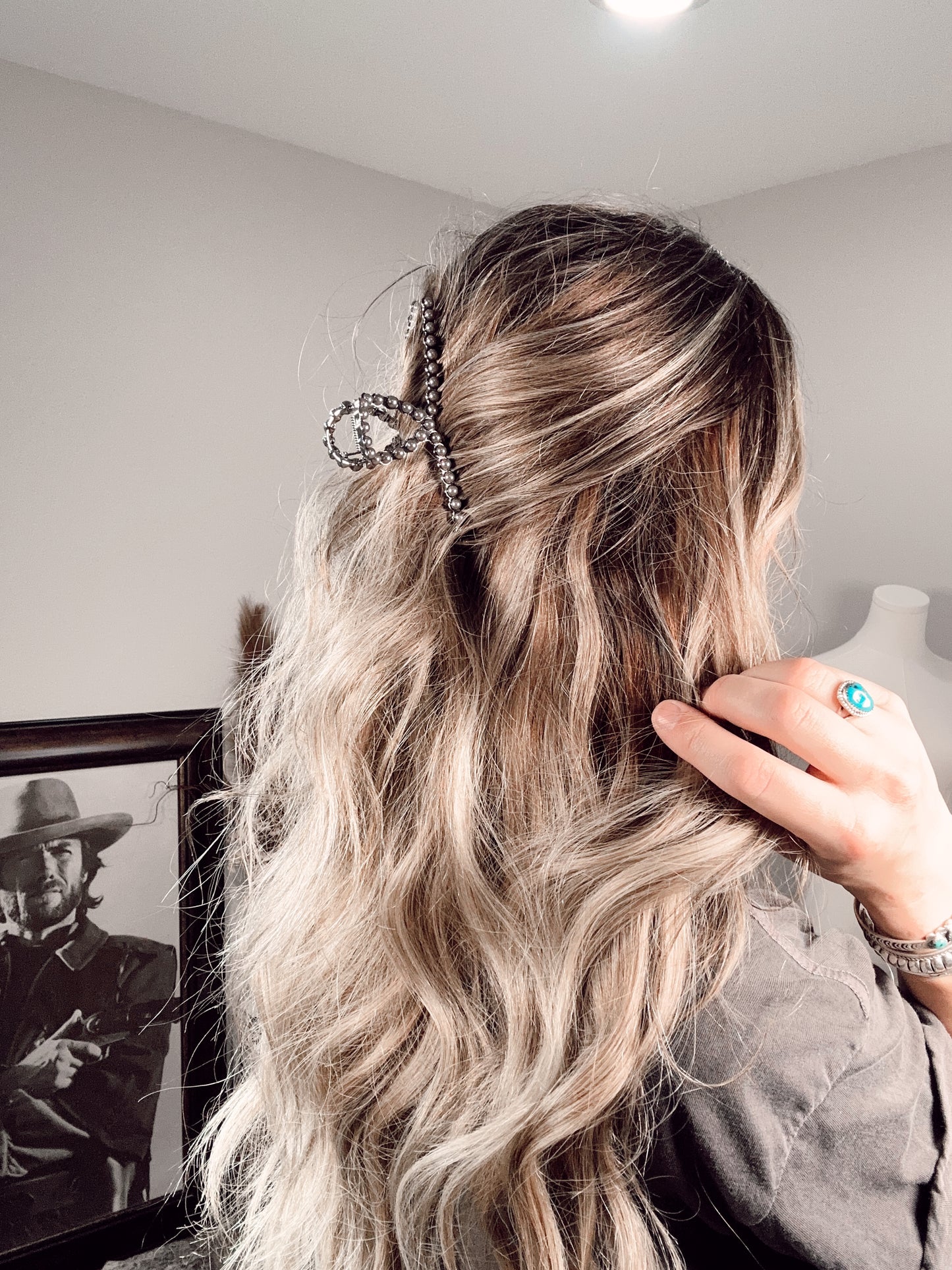 Western Pearls Hair Clip