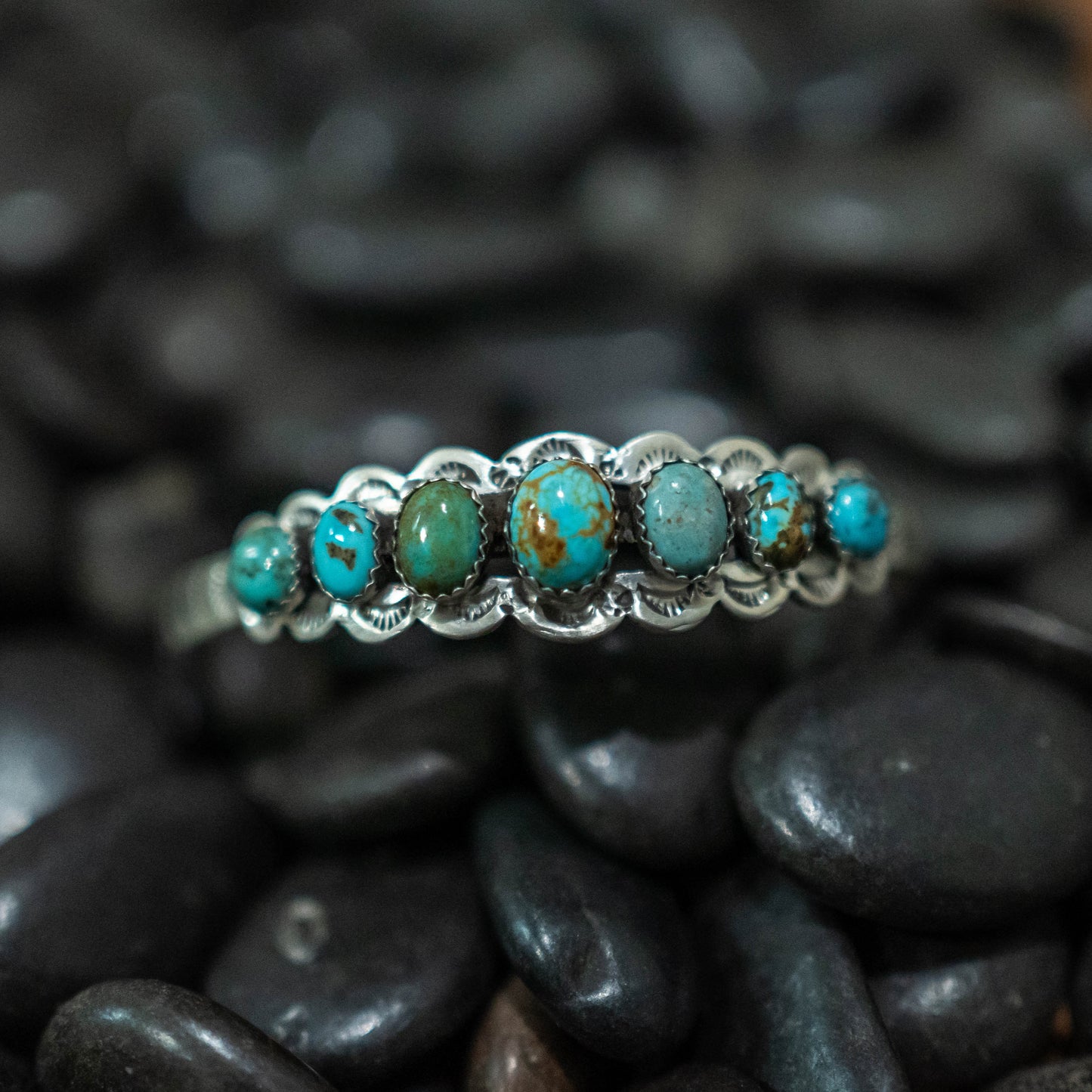 Turquoise Stone Cuff