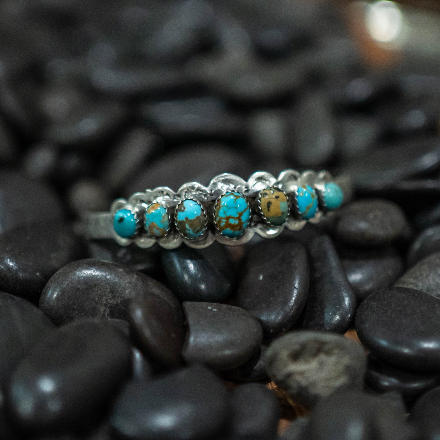 Turquoise Stone Cuff