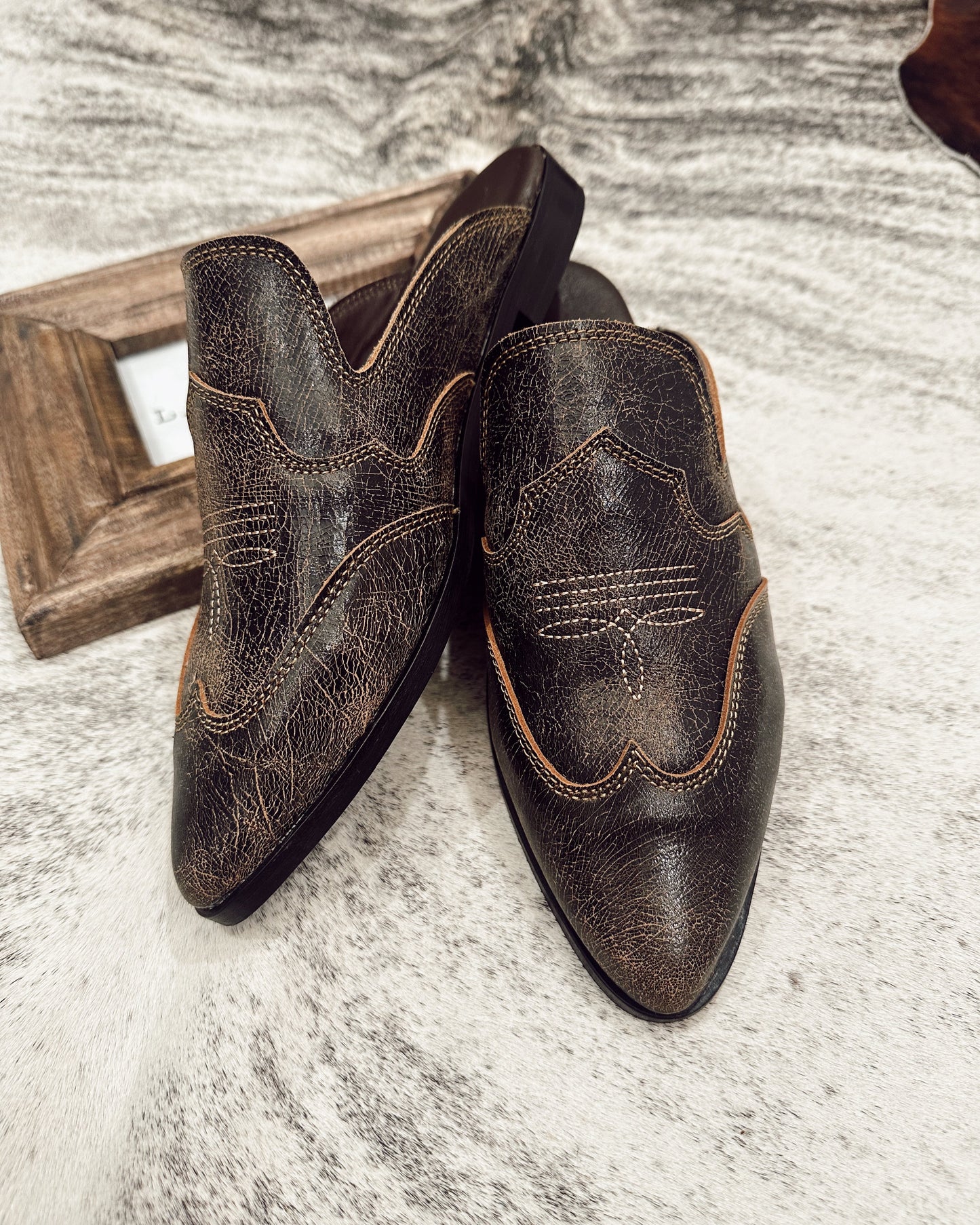 Adaire Classica Western Mule in Dinero Cafe