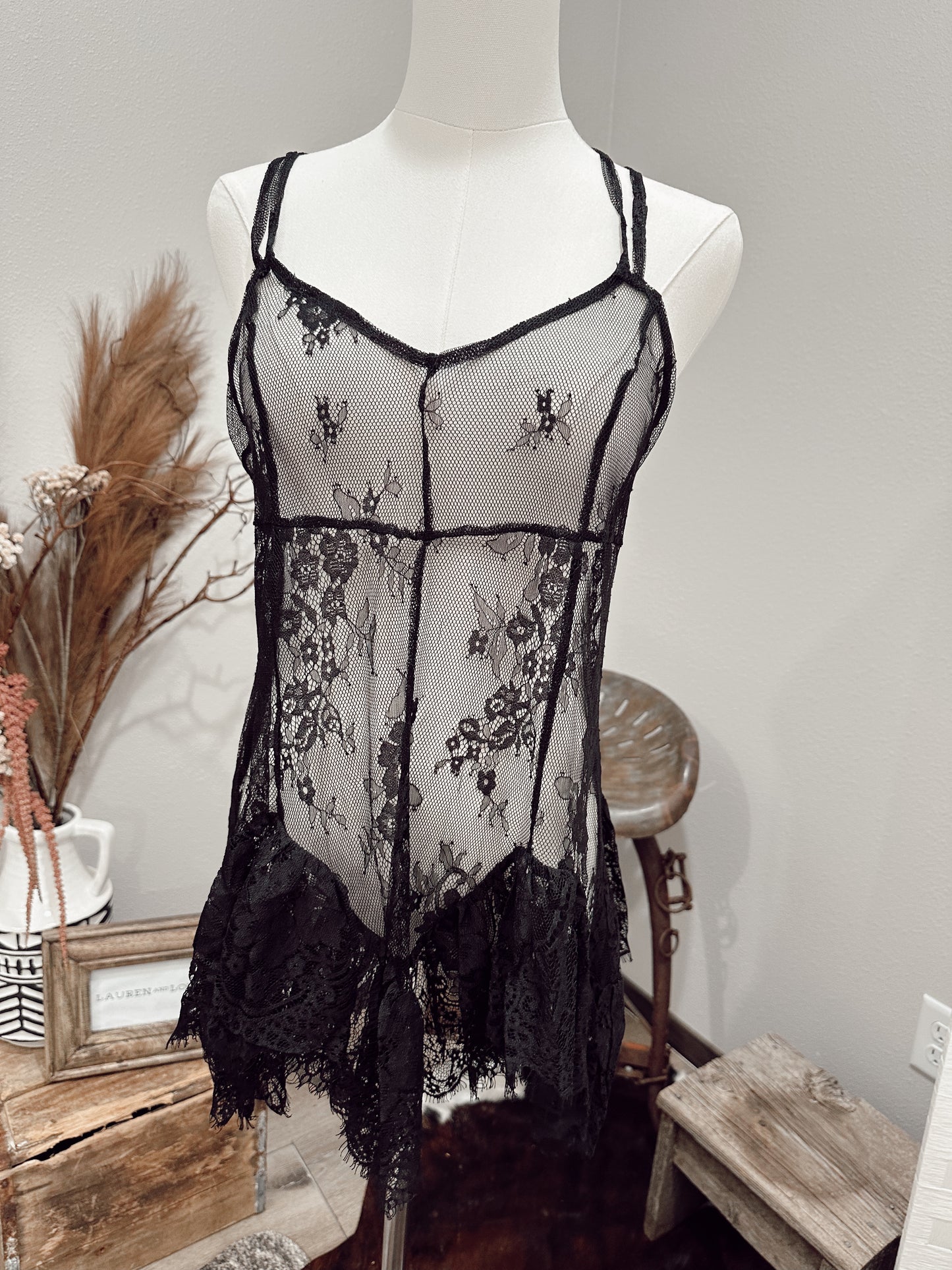 Sheer Lace Tunic