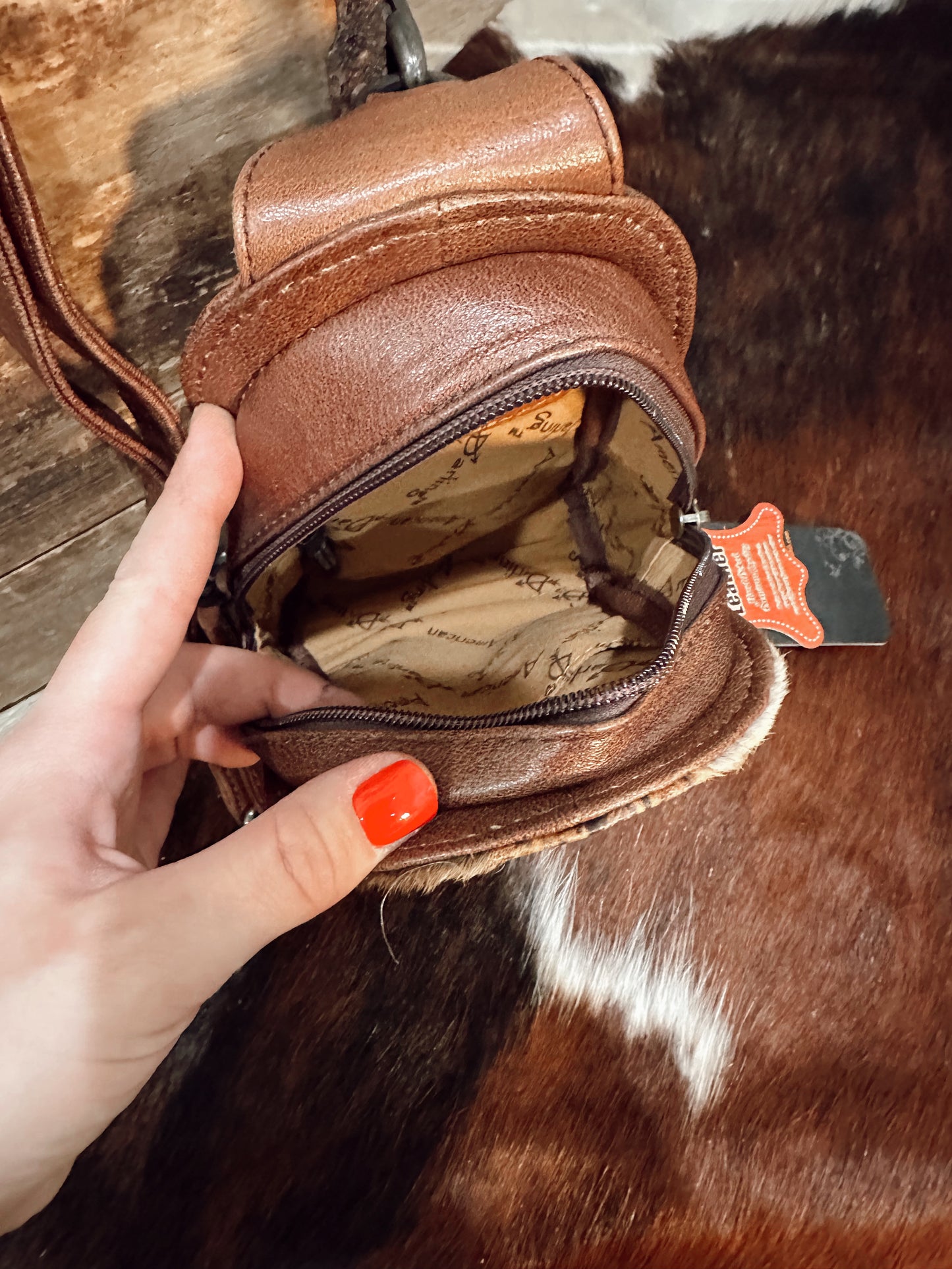 Cowgirl Bum Bag in Brown